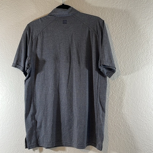 5.11 TACTICAL Men’s Paramount Polo Shirt Short Sleeve Grey Lightweight Medium - Picture 5 of 10